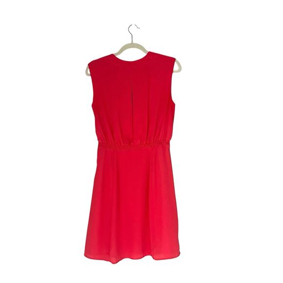 Thakoon Teaberry V neck Dress Sz 6 Coral Pink Effortless Chic Feminine ASOTV - Picture 4 of 12